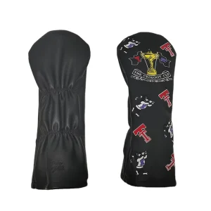 Durable PU Leather Golf Club Headcovers Custom Printed Embroidery Logo Personalized Golf Wood Head Covers Golf Gear