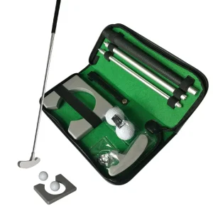 Durable Portable Aluminum Golf Gift Sets Right Hand Golf Putter Set Kit for Indoor Office Practice