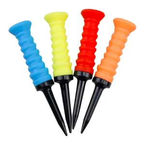 Durable Rubber Colored 100pcs Golf Tees Suitable for Practicing Golf