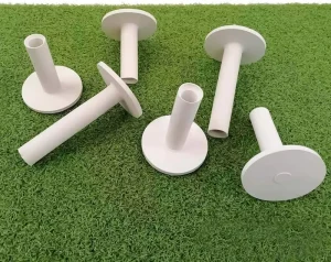 Durable Unbreakable Golf Rubber Tees White Black Multi Sizes for Artificial Turf Golf Mats