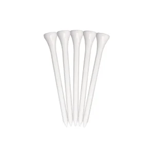 Durable Wood Golf Tees 83mm Lightweight Eco-Friendly Reduce Friction Side Spin More Stable