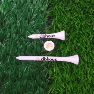 Durable Wooden Bamboo Golf Tees 36 Pack 3 1/4 Inch Golf Tees With Bag