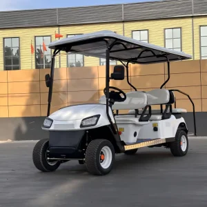 EPA Certified 300CC 4 Wheel 4 Stroke Gasoline Golf Cart with Front Drum Brakes and 5 6 Seats