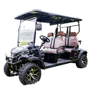 EPA Certified Gas Powered 6 Passenger Golf Cart With Petrol Engine 6 Seater Club Car Golf Cart With Gasoline Power
