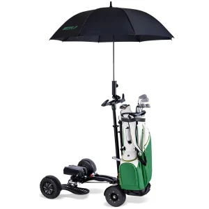ES-1388 Electric Golf Scooter 3 in 1 Ride on Push Pull Golf Trolley Bag Holder Single Rider Golf Scooter