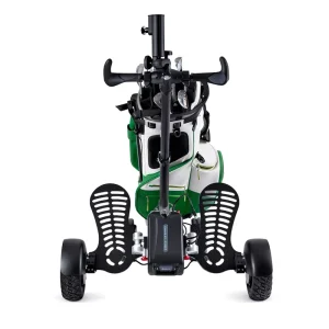 ES-1388 Motorized Golf Scooter with Bag Holder 3 in 1 Ride Push Pull Design for Golf Course Transport