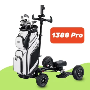 ES-1388 Pro 14Ah 20Ah Battery Electric Golf Trolley Scooter Foldable Golf Push Cart Ride on Buggy Golf Trolley