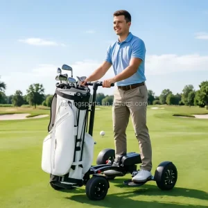 ESWING Electric Golf Scooter 48V 20Ah Foldable Golf Trolley with Cruise Control OEM Factory