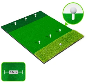 EVA Base Golf Hitting Mat 5X4 FT Tri-Turf Golf Practice Mat Golf Putting Green Mat Golf Training Equipment Golf Mat