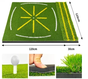 EVA Base Golf Hitting Mat Golf Practice Mat for Indoor and Outdoor Golf Training Equipment for Hitting Chipping Swing Practice