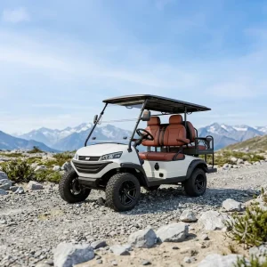 Eco Friendly CE Certified Electric Golf Cart 4 Seater 30 50Km h Speed 90km Range 500kg Capacity for Golf