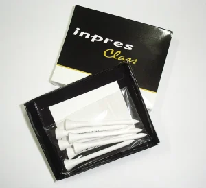 Eco Friendly Natural Color Printed Logo Custom Packaging Golf Tees 70mm 83mm
