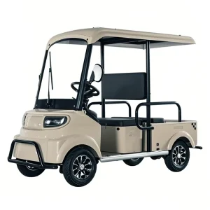 Eco Friendly and Energy Efficient Electric Golf Trolley with Child Transportation Tires for Farm Operations