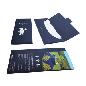 Eco friendly Customized Print Folding Golf Gloves Package Cardboard Packaging Box