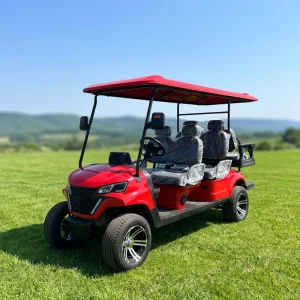 Electric 4 Seater Metal Golf Cart Compact Design Long Range 70-90km Durable Construction Lithium Battery CE Certified for Golf