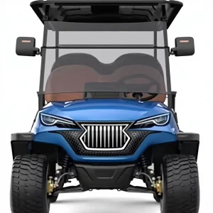 Electric 4+2 Golf Cart for Resort Golf Course Use 70-90KM Range Spacious Safe CE Certified