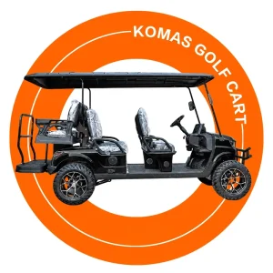 Electric 6 Seater Golf Carts 48V 60V 72V Battery Powered off Road Tire All Terrain Hunting Club Car