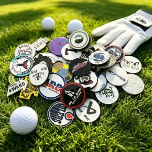 Electric Assorted Women’s Golf Belt With Ball Marker Display Case With Hat Clip Green Reader Personalised Golf Customizeable