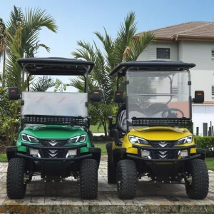 Electric G80 Golf Cart with 4 Seats Silent Operation Zero Emission for Resorts and Campuses