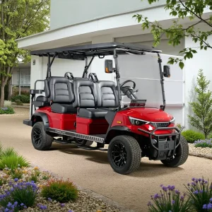 Electric Golf Car DC-G-F4+2 China Made Golf Buggy 6 Seater Factory Customized Golf Cart Price