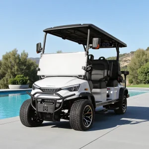 Electric Golf Car DC-G-F4+2 Golf Buggy 6 Seater Chinese Factory Customized Golf Cart Price