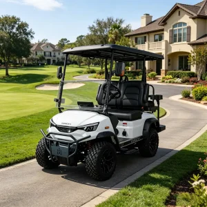 Electric Golf Car DC H F2+2 Manufacture Hunting Lifted Golf Cart 4 Seater New Designed Customized Golf Buggy
