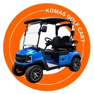 Electric Golf Cart 2 Seat New Energy 48 V Lithium Battery Golf Car Custom Color Cargo Bed