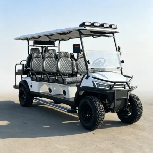 Electric Golf Cart 4 Seater 72V Lithium DOT Approved with Seat Belts Turn Signals for US Resorts and Neighborhood Use