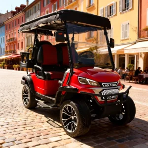Electric Golf Cart 4 Seater Lithium Battery Street Legal LSV CE DOT Certified Model for Sightseeing and Golf Course