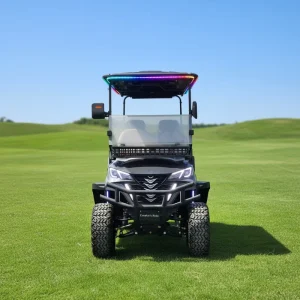 Electric Golf Cart 4 Seats 72V Lithium Battery Resort 5KW Motor Community and Sightseeing Vehicle Custom Color and Logo