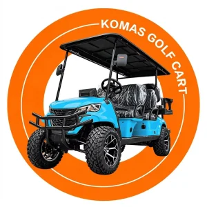 Electric Golf Cart 6 Seater Low Speed Street Legal Long Range Resort Neighborhood Golf Car with CE Certificate