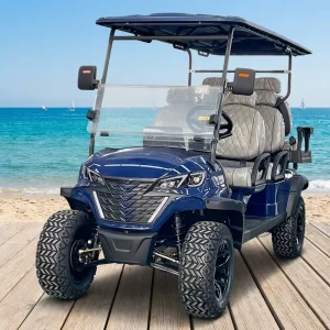 Electric Golf Cart 60V 72V Four Wheel Golf Buggy Street Legal Battery Operated 6 Seater