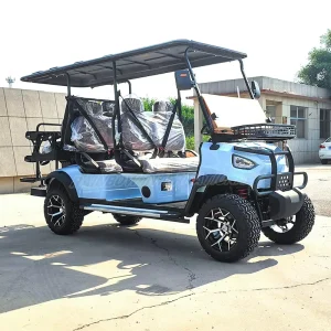 Electric Golf Cart 72V Lithium Battery Off Road Street Legal Golf Trolley Buggy 5-6 Seats 70-90km Range