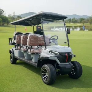Electric Golf Cart 8 Passenger Lithium Battery Customized Off Road Electric Golf Cart for Sightseeing Golf Course