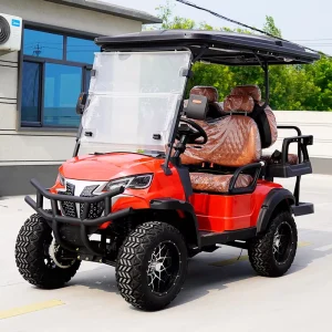 Electric Golf Cart CE Certified 5-6 Seats 48V 30-50km/h 90km Range Golf Buggy Car