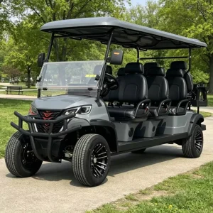 Electric Golf Cart Eight Forward Seats Lithium Battery Street Legal Certified for Sightseeing and Golf Course