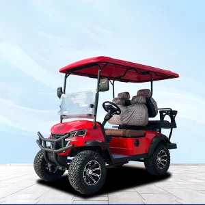 Electric Golf Cart Intelligent Foldable Waterproof Multi Passenger Buggy Street Legal 60V Battery 30 50km/h Speed