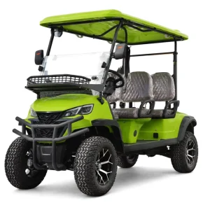 Electric Golf Cart Sightseeing Vehicle with Custom Design for Tourism Business