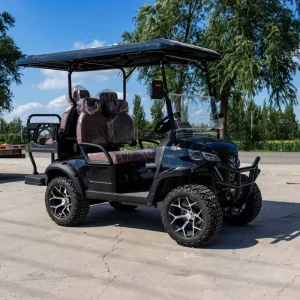 Electric Golf Cart with 60V Battery 30km/h Speed 80-100km Range 4 Seats CE DOT Certified