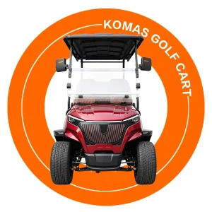 Electric Golf Cart with Comfortable Seats High Power Lithium Battery 6 Seater Golf Buggy for Sales