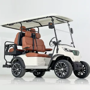 Electric Golf Cart with High Back Rest 48V Strong Frame