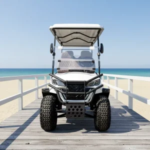 Electric Golf Cart with LED Lights Music 60V Battery Beach Buggy 5 6 Seats 90km Range