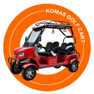 Electric Golf Carts 4 Seater with Awning Comfortable Seats Hotel Scenic Area Sightseeing Vehicle