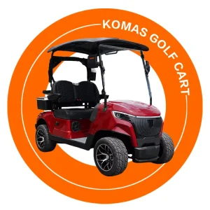 Electric Golf Carts CE Certification 2 Seater 4 wheel Off Road Tires Sightseeing Vehicle Custom Cargo Bed