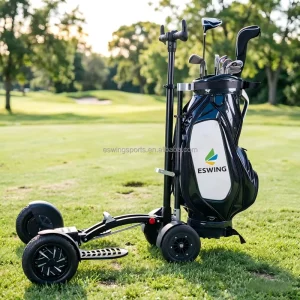 Electric Golf Scooter Golf Buggy Golf Trolley 1600W 48V Fast Folding 10 Inch Wide Tires OEM ODM Manufacturer Supplier