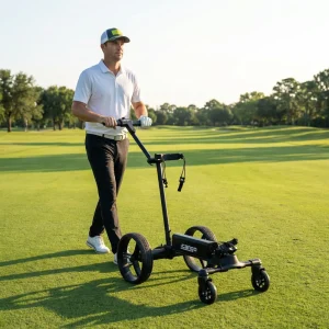 Electric Golf Trolley G1 Lightweight Foldable Quick Disconnect Motor Wheel Factory Direct High Quality