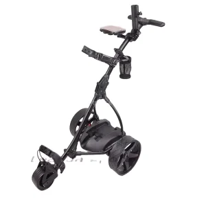 Electric Golf Trolley With High Performance Low Profile Pow Frame and New Anti Tamper Dial Control 36 Holes Battery
