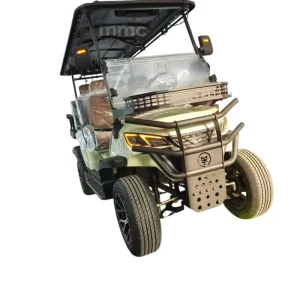 Electric Hunting Sightseeing Golf Carts 3-4 Seats Lifted High Capacity Road Use