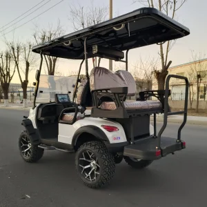 Electric Off road Sightseeing Multifunctional Golf Cart 72V 4 Seats 30-50km/h Grade 10-15 CE Certified