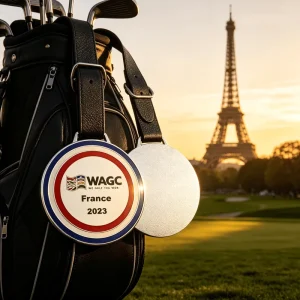 Elegant Factory Novelty Custom Creative Fashion Gold Golf Club Member Bag Tag